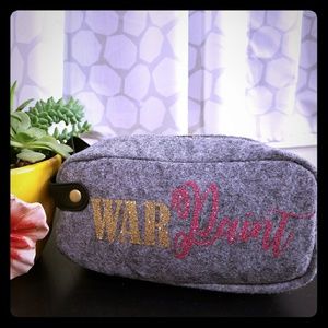 NWT Felt Makeup Bag